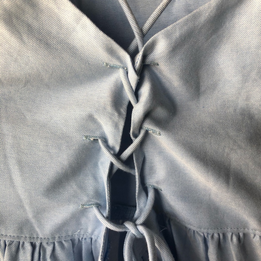 Baby blue strappy dress - Picture 3 of 4